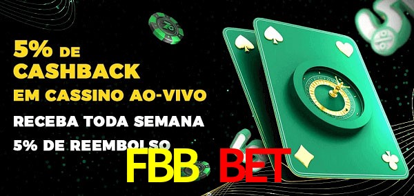 Promoções do cassino ao Vivo FBB Bet
